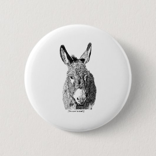 Wilder Burro Button (Vorderseite)