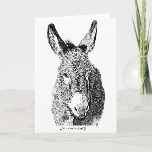 Wilder Burro Karte (Vorderseite)