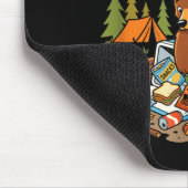 Wilder Camper Wochenend Wald Rucksacktour Enthusia Mousepad (Ecke)