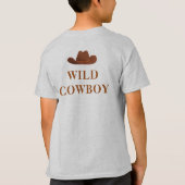 Wilder Cowboy-Western T-Shirt (Rückseite)