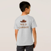 Wilder Cowboy-Western T-Shirt (Schwarz voll)