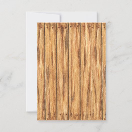 Wilder Cowboy Western zum Geburtstag Karte (Rückseite)