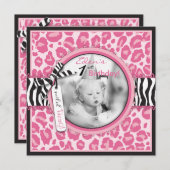 Wilder Cupcake CP Einladung Platz 2 (Vorne/Hinten)