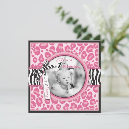 Wilder Cupcake CP Einladung Platz 2 (Stehend Vorderseite)