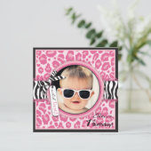 Wilder Cupcake CP Einladung Platz 2B (Stehend Vorderseite)