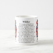 Wilder, der Ursprung, die Bedeutung und das Wappen Kaffeetasse (Mittel)