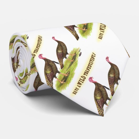 Wilder die Türkei-Erntedank Krawatte (Gerollt)