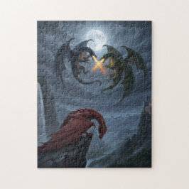 Wilder Drachenkampf -  Puzzle