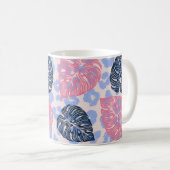 Wilder Dschungel nahtlos Muster, Hintergrund mit H Kaffeetasse (VorderseiteRechts)