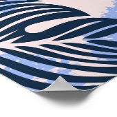 Wilder Dschungel nahtlos Muster, Hintergrund mit H Poster (Ecke)