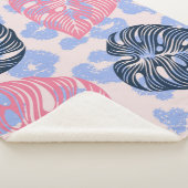 Wilder Dschungel nahtlos Muster, Hintergrund mit H Sherpadecke (3/4)