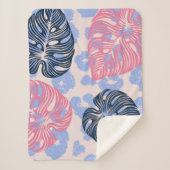 Wilder Dschungel nahtlos Muster, Hintergrund mit H Sherpadecke (Vorderseite)