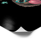 Wilder Dschungel-Tier-Geburtstagsdesign Poster (Ecke)