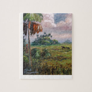 Wilder Eber-Jagd Puzzle