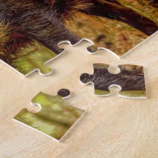 Wilder Eber Puzzle (Seite)