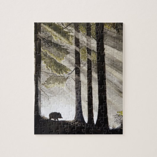 Wilder Eber Puzzle (Vertikal)