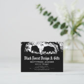 Wilder Eber und Rotwild: Deutscher Visitenkarte (Stehend Vorderseite)