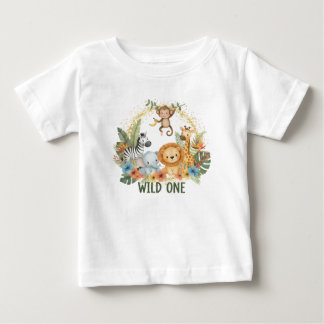 Wilder Einziger - Dschungeltiere Baby T-shirt