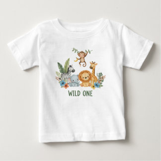 Wilder Einziger - Dschungeltiere Baby T-shirt