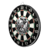 Wilder Elch im Wald Ziel Dartscheibe (Vorderseite rechts)