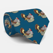 Wilder Erntedank Türkei Krawatte (Gerollt)