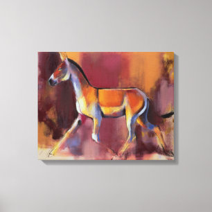 Wilder Esel Rann von Kutch 1996 Leinwanddruck