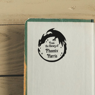 Wilder Fantasy-Drache aus der Bibliothek von Permastempel