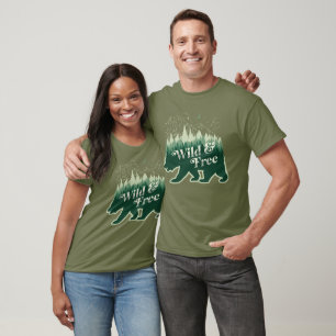 Wilder & Freier Bärenwald Natur Vintage T-Shirt