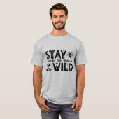 Wilder Freier Geist bleibe T-Shirt (Vorne ganz)