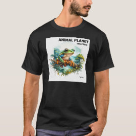 Wilder Frosch in der Natur gedruckt - Tierart T-Shirt