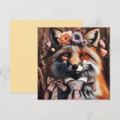 Wilder Fuchs mit Krawatte süß (Vorne/Hinten)