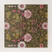 Wilder Garten auf Kaffeebrasse Puzzle (Horizontal)