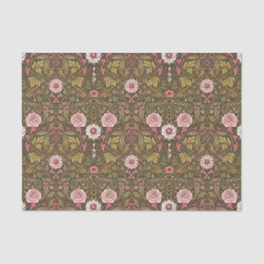 Wilder Garten auf Kaffeebrasse Seidenpapier (Vorderseite)