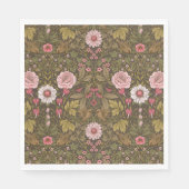 Wilder Garten auf Kaffeebrasse Serviette (Vorderseite)