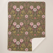 Wilder Garten auf Kaffeebrasse Sherpadecke (Vorderseite)