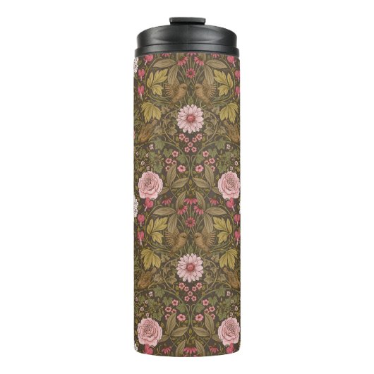 Wilder Garten auf Kaffeebrasse Thermosbecher (Vorderseite)