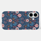 Wilder Garten in blau Case-Mate iPhone Hülle (Rückseite (Horizontal))