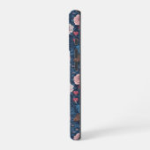 Wilder Garten in blau iPhone Hülle (Linke Seite)