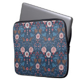 Wilder Garten in blau Laptopschutzhülle (Vorderseite Links)