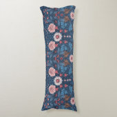 Wilder Garten in blau Seitenschläferkissen (Vorderseite Vertikal)