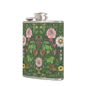 Wilder Garten in Grün Flachmann (Links)