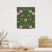 Wilder Garten in Grün Poster (Küche)