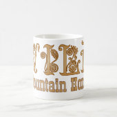 WILDER GEBIRGShonig große Kaffee TASSE (Mittel)