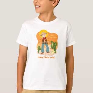 Wilder Geburtstag des Cowboys T-Shirt