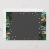 Wilder Geburtstags-Einladungs-wilder Einladung (Rückseite)