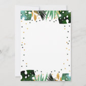 Wilder Geburtstags-Einladungs-wilder Einladung (Rückseite)