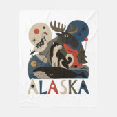 Wilder Geist Alaskas Fleecedecke (Vorderseite)