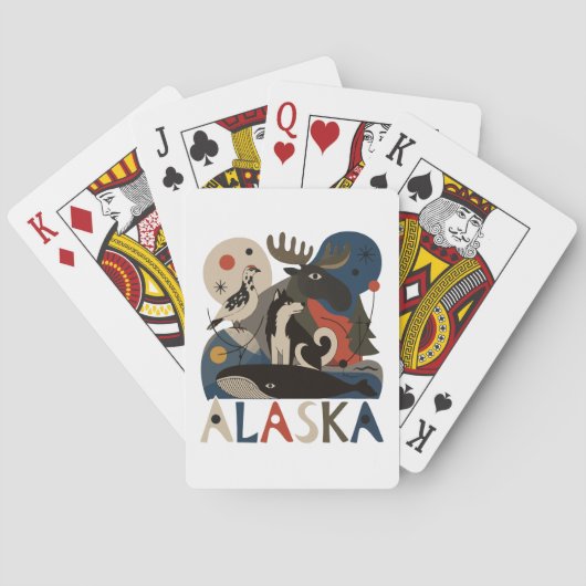 Wilder Geist Alaskas Spielkarten (Rückseite)