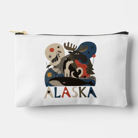 Wilder Geist Alaskas Zubehörtasche (Vorderseite)