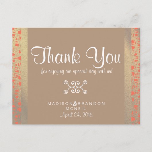 Wilder Geist Dankeschön-Karte Postkarte (Vorderseite)